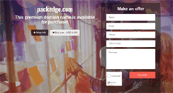 Desktop Screenshot of packedge.com